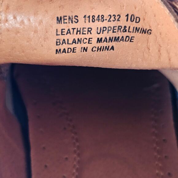 Florsheim Postino Cap Toe Oxfords, Brown Leather Shoes, Size 10D main image 7
